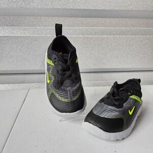 Nike Flex Advance‎ Toddler Shoes Black Green Sneakers CD6905-004 Size 6C